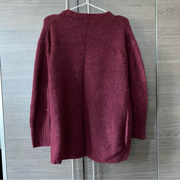 Zara Burgundy Sweater - Picture 2 of 4